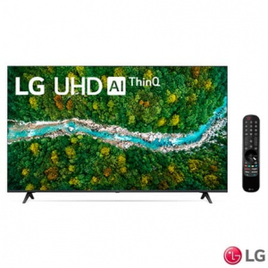 Imagem da oferta Smart TV LG LED 4K UHD 65" com Inteligência Artificial ThinQ Smart Magic Google Alexa e Wi-Fi - 65UP7750PSB