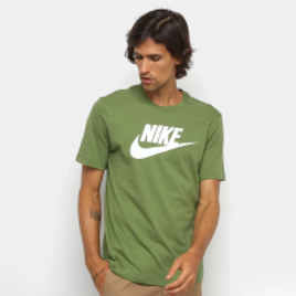 Imagem da oferta Camiseta Nike Sportwear Icon Futura Masculina - Verde Claro