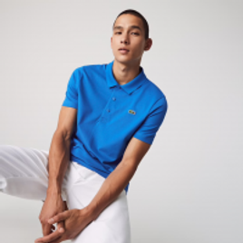 Polo masculina Lacoste SPORT em otomano com mistura de algodão