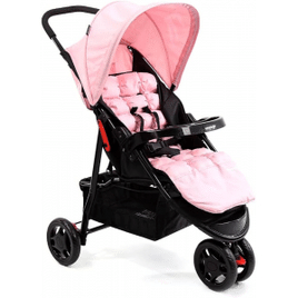 Imagem da oferta Carrinho De Passeio Para Bebê Delta Até 15kgs Rosa Voyage