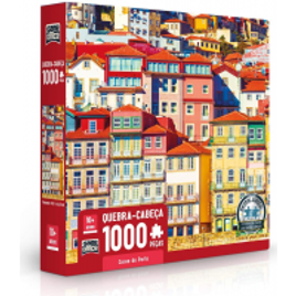Imagem da oferta Brinquedo Quebra Cabeça Cores de Porto - 1000 Peças