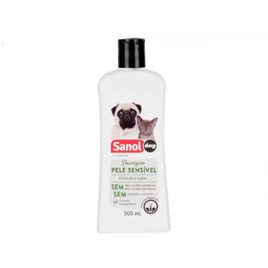 Shampoo Cachorro e Gato Pele Sensível - Sanol Dog 500ml