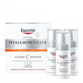 Imagem da oferta 3 Unidades - Creme Facial Anti-Idade Eucerin Hyaluron-Filler Vitamina C Booster 8ml