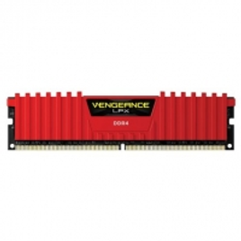 Imagem da oferta Memória Corsair Vengeance LPX 8GB 2400Mhz DDR4 C16 Red - CMK8GX4M1A2400C16R