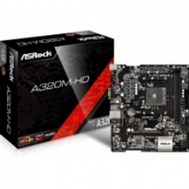 Imagem da oferta Placa Mãe ASRock A320M-HD AMD AM4 mATX DDR4