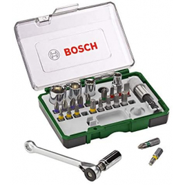 Imagem da oferta Kit de Pontas e Soquetes Bosch para parafusar com 27 unidades