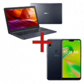 Imagem da oferta Notebook X543UA-GO2196T i3 7020U 1T 4GB Windows10 + Zenfone Max Plus (M2) 3GB/32GB Preto