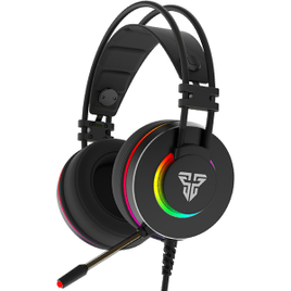 Imagem da oferta Headset Gamer Fantech Octane USB RGB Black/RED HG23