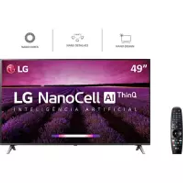 Imagem da oferta Smart TV LED LG 49'' 49SM8000 Ultra HD 4K com Conversor Digital 4 HDMI 3 USB Wi-Fi 240Hz