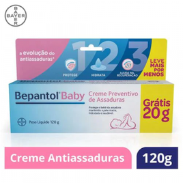 Imagem da oferta Creme Contra Assadura Bepantol Baby - 120g
