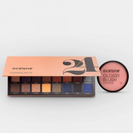 Kit Paleta 24 Cores + Glossy Blush