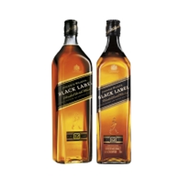Imagem da oferta Whisky Johnnie Walker Black Label 1L + Whisky Black Label 750ml