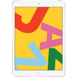 Imagem da oferta iPad 7 Apple Tela Retina 10.2” 128GB Dourado Wi-Fi + Cellular- MW6G2BZ/A