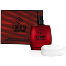 Kit Forum Red Denim Deo Colônia + 1 Sabonete