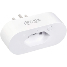 Tomada Inteligente Smart Plug Slim Wi-Fi 10A I2GO Home - Compatível com Alexa