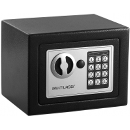Cofre Eletrônico Multilaser 17x23x17cm Preto - OF007