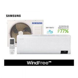 Imagem da oferta Ar Condicionado Split Inverter Samsung WindFree Sem Vento 12.000 BTU/h Frio Monofásico - AR12AVHABWKNAZ