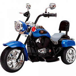 Imagem da oferta Moto Elétrica Infantil 6V Azul Iron - Brink+