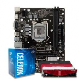 Imagem da oferta Pichau Kit upgrade Intel Celeron G5905 Biostar H410MH 8GB 2666MHZ