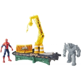 Imagem da oferta Spider-Man Cenario Homem Aranha Web City Rhino