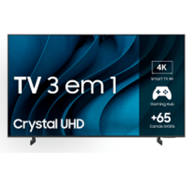 Imagem da oferta Smart TV 65” UHD 4K LED Crystal Samsung 65CU8000 2023 Wi-Fi Bluetooth Alexa 3 HDMI - UN65CU8000GXZD