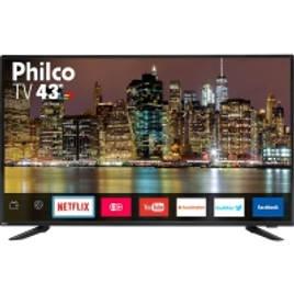 Imagem da oferta Smart TV LED 43" Philco PTV43E60SN Full HD com Conversor Digital 3 HDMI 2 USB Wi-Fi  MidiaCast