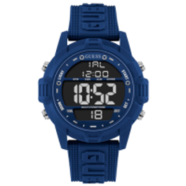 Imagem da oferta Relógio Guess Masculino Borracha Azul - W1299G4