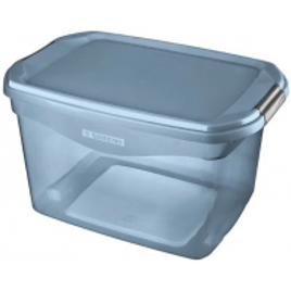 Caixa Organizadora Flex Sanremo em Plástico Azul 29 Litros