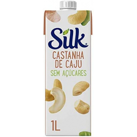Bebida Vegetal Silk Castanha de Caju Sem Açúcar 1L