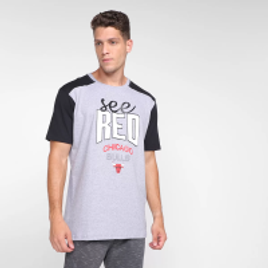 Imagem da oferta Camiseta NBA Chicago Bulls Raglan - Masculina
