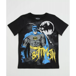 Imagem da oferta Camiseta Infantil Batman Manga Curta Liga Da Justiça