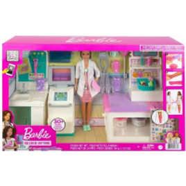 Boneca Barbie Com Cenario Clinica Medica - Mattel