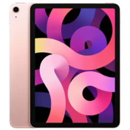 Imagem da oferta iPad Air Tela 10,9” 4ª Geração Apple - Wi-Fi + Cellular 64GB Ouro rosa