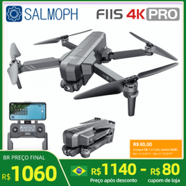 Imagem da oferta Drone SALMOPH Com Câmera F11S 4K Pro 1B 3KM WIFI GPS EIS