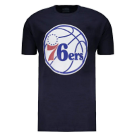 Imagem da oferta Camiseta NBA Philadelphia 76ers Marinho Escudo