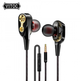 Imagem da oferta Fone de Ouvido VITOG de Alta Fidelidade Estéreo Música com Microfone - 71003389