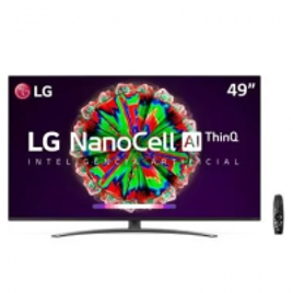 Imagem da oferta Smart TV LG 49" Nano Cell UHD 4K Controle Smart Magic 49NANO81SNA