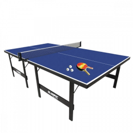 Imagem da oferta Kit Mesa de Ping Pong Klopf 15mm em MDP 1013 Acompanha 2 Raquetes + 3 Bolinhas Suporte e Rede