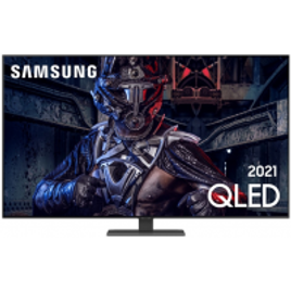 Imagem da oferta Smart TV QLED 55" 4K Samsung 55Q80A 4 HDMI 2 USB Wi-Fi Bluetooth 120Hz - QN55Q80AAFXZA