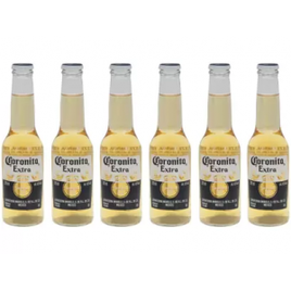 6 Unidades Cerveja Corona Coronita Extra Lager - 210ml