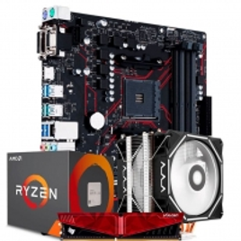 Imagem da oferta Pichau Kit Upgrade Ryzen 7 2700 3.2ghz Prime B450m Gaming/BR 16GB 2666mhz Pichau Cooler Corax