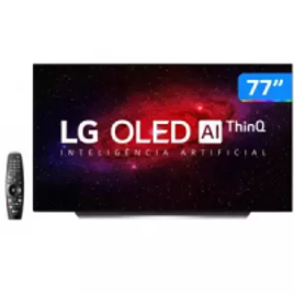Imagem da oferta Smart TV LG 77" OLED77CX OLED 4K HDR WiFi e Bluetooth Inteligência Artificial ThinQAI Smart Magic - OLED77CXPSA