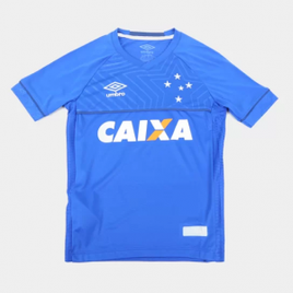 Imagem da oferta Camisa Cruzeiro Juvenil I 18/19 s/n° Torcedor Umbro - Azul+Branco - Tam 12A