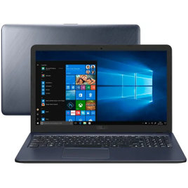 Imagem da oferta Notebook Asus VivoBook i5-8250U 8GB SSD 256GB Intel HD Graphics 620 Tela 15,6” HD W10 - X543UA-GQ3436T
