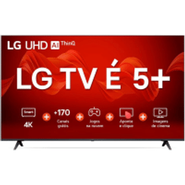 Imagem da oferta Smart TV 50" 4K LG UHD ThinQ AI HDR Bluetooth Alexa Google Assistente Airplay2 3 HDMI - 50UR8750PSA