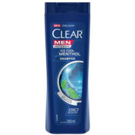 Imagem da oferta Shampoo Clear Anticaspa Ice Cool Menthol - 200ml