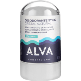 Imagem da oferta Desodorante Cristal Stick Vegano Alva - 60g
