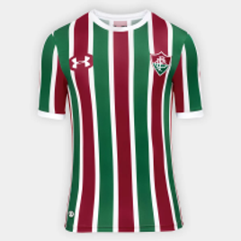Imagem da oferta Camisa Fluminense I 17/18 s/nº Torcedor Under Armour Masculina - Verde e Vinho Tam P