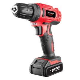 Parafusadeira Furadeira À Bateria Power Tools C/ Maleta Mondial PF07 Bivolt
