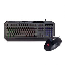 Kit Teclado e Mouse Gamer TGT Warfare IV Rainbow ABNT2 - TGT-WARIV-01